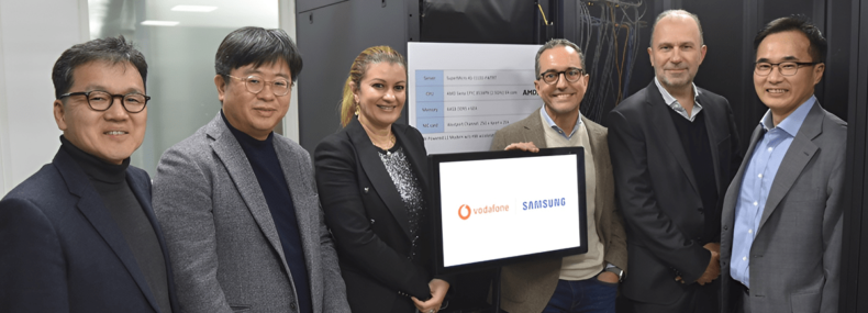 Imagem de: Samsung, Vodafone e AMD fazem primeira chamada Open RAN com sucesso