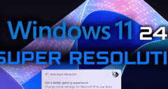 Windows 11 AI Super Resolution