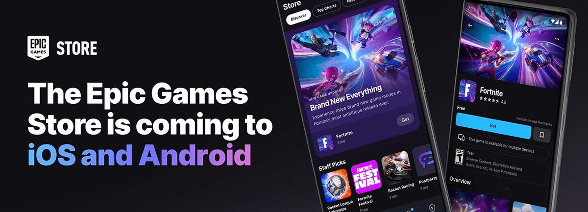Imagem de: Epic Games Store chegará ao Android e ao iOS em breve