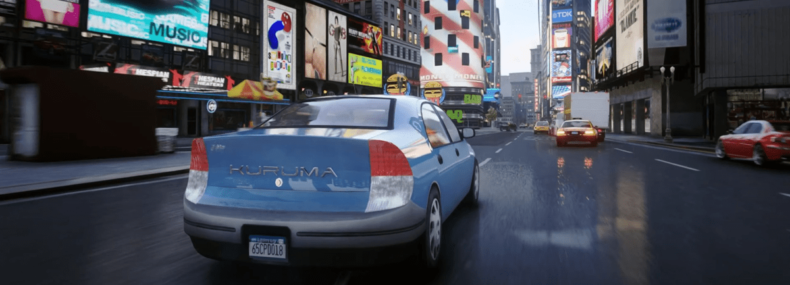 Imagem de: Fã cria remake de Grand Theft Auto III usando o Unreal Engine 5