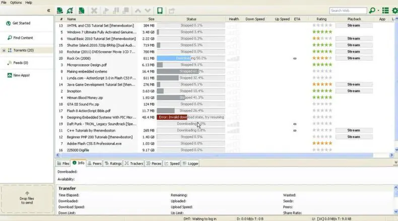Lista de trackers Torrent