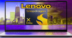 Notebook Lenovo com Snapdragon X Elite