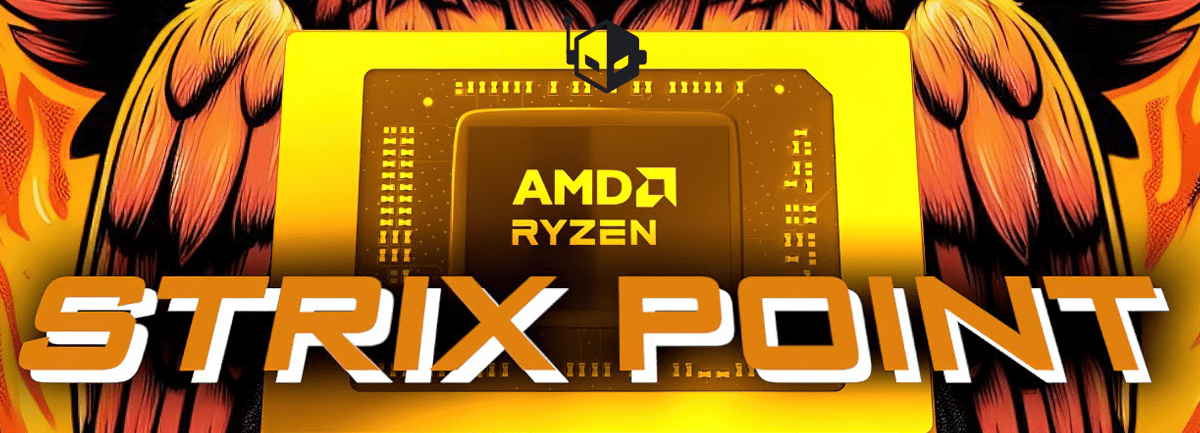 Imagem de: APUs AMD Strix Point vazam em benchmark