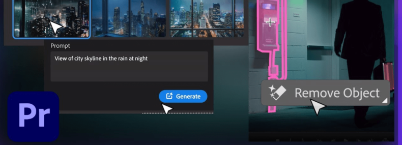 Imagem de: Adobe Premiere Pro recebe novos recursos baseados em IA generativa