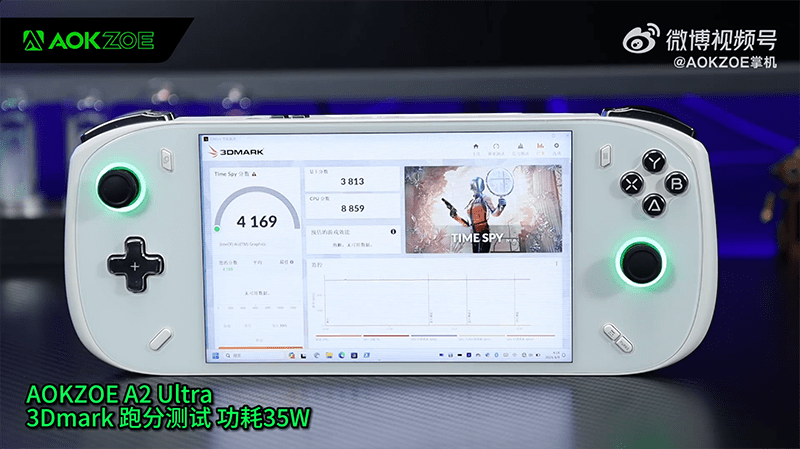 Aokzoe A2 Ultra Intel Core Ultra Meteor Lake CPU Gaming Handheld