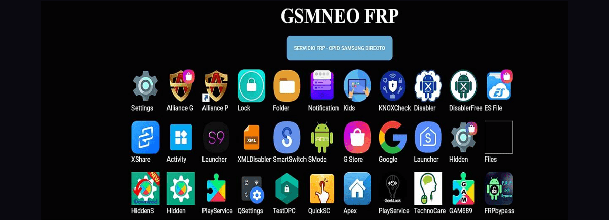 Imagem de: GSMNeo FRP APK download - Ignorar conta FRP do Google