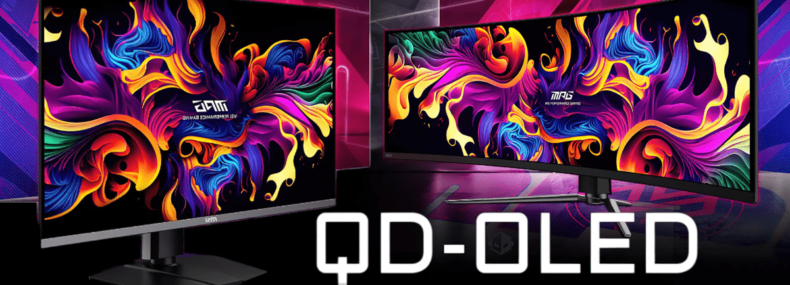 Imagem de: MSI anuncia monitores gamer QD-OLED com tecnologia Samsung e até 240 Hz