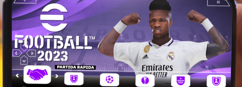 Imagem de: eFootball para PSP download atualizado 2024