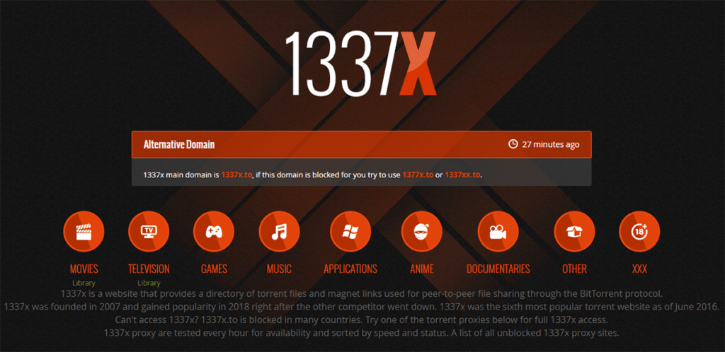 1337X - Sites para baixar jogos Torrent