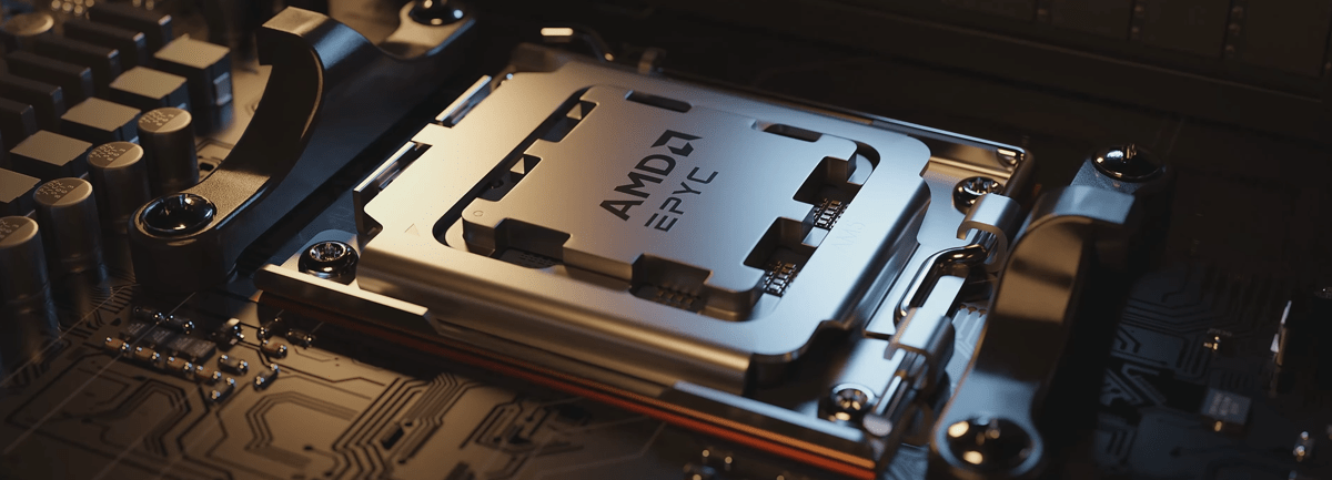 Imagem de: AMD lança CPUs EPYC 4004 com até 16 núcleos e 5,7 GHz superando o Intel Xeon