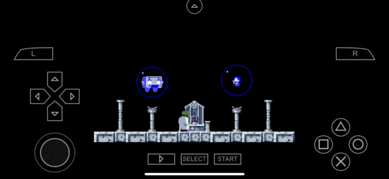 Interface do PPSSPP em dispositivos mobile