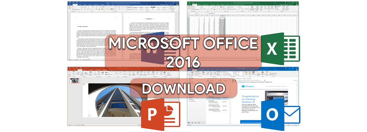 Imagem de: Microsoft Office 2016 download grátis versão completa