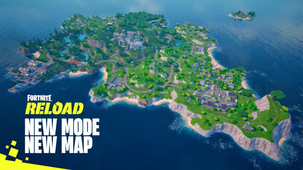 Fortnite Reload: Novo mapa reduzido