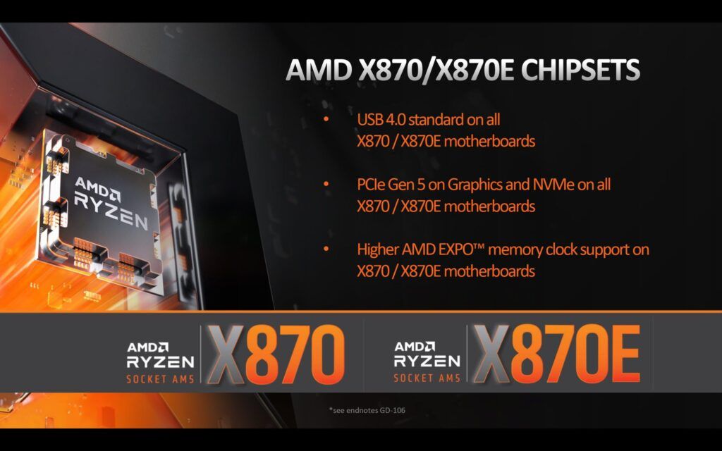 AMD X870E X870 Chipset AM5