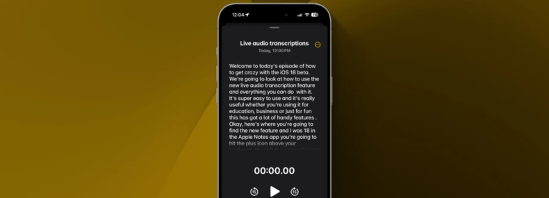 Imagem de: Como usar a transcrição de áudio ao vivo do Apple Notes no iOS 18 e macOS