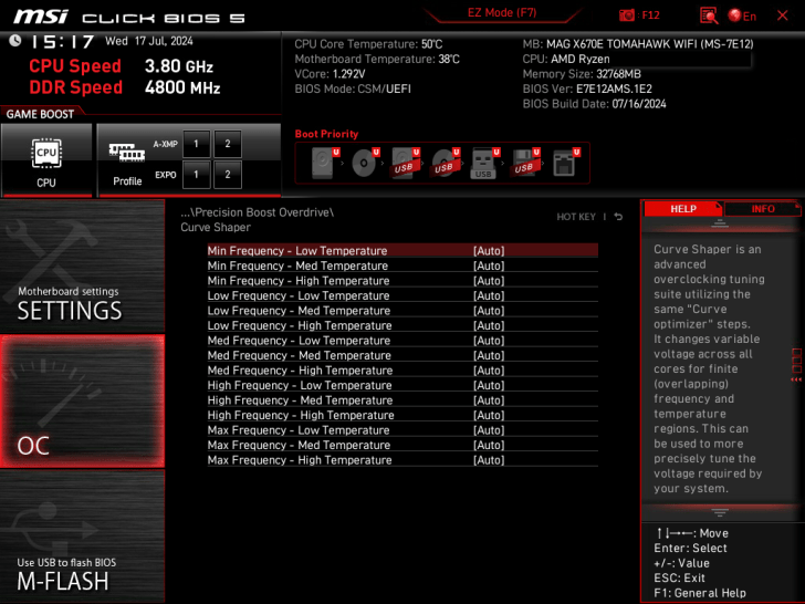 AMD Curve Shaper