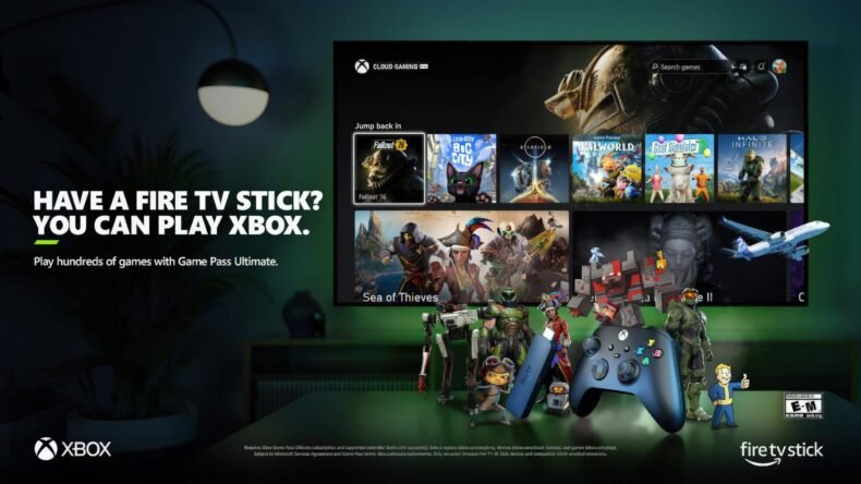 Jogos do Xbox chegam ao Fire TV Stick por meio de aplicativo nativo.