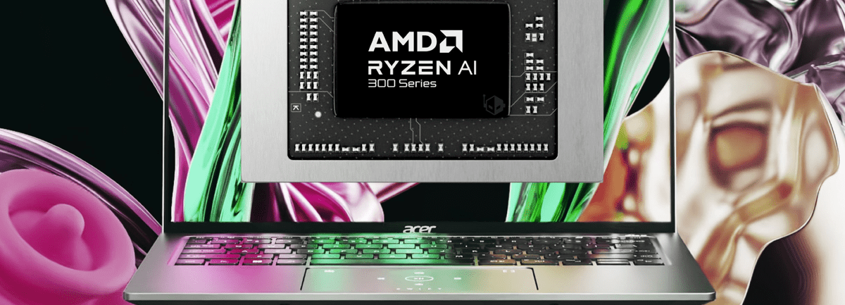 Imagem de: Laptop ACER Swift com AMD Ryzen AI 300 é visto no Geekbench