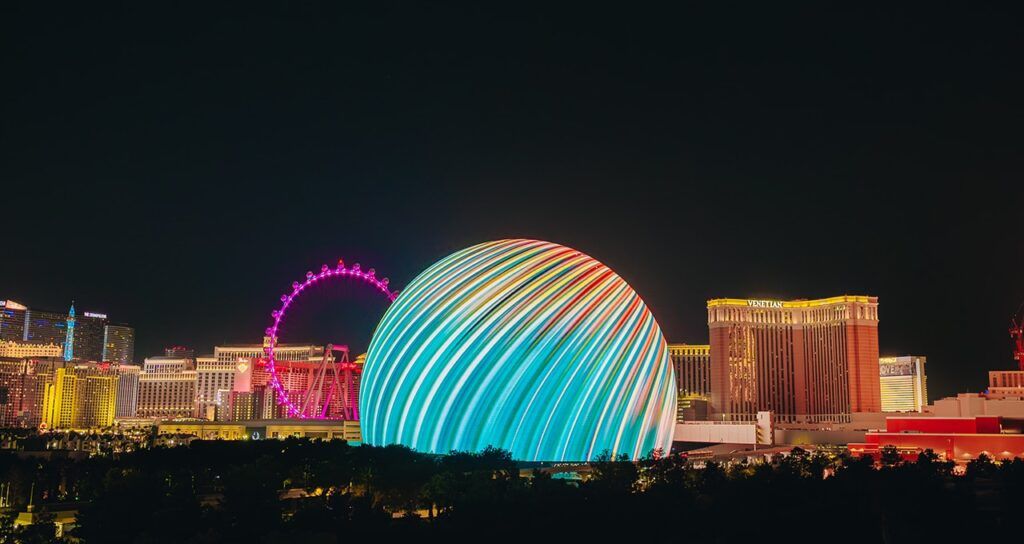 Imagem das Esfera de Las Vegas divulgada pela NVIDIA.