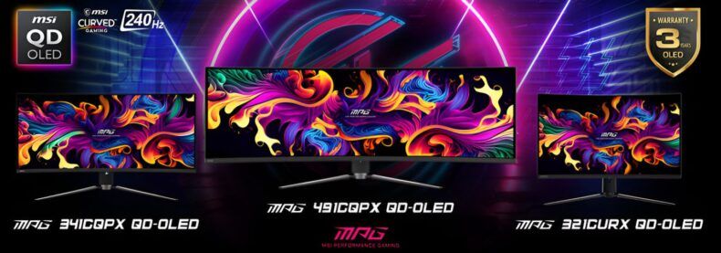 MSI MPG QD OLED Monitores