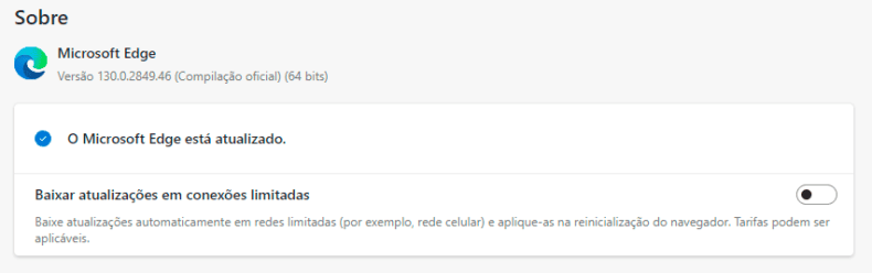 Microsoft Edge - Sobre