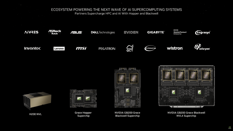 NVIDIA SC24 - Parceiros Anunciados