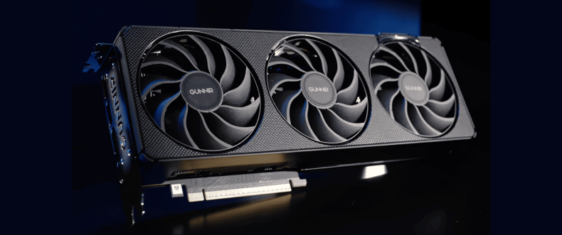 Imagem de: GUNNIR anuncia GPUs Intel Arc B580 e Arc A770 em formatos compactos