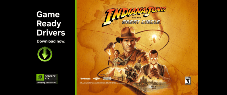 Imagem de: Driver NVIDIA Game Ready recebe suporte a Jones and the Great Circle e outros jogos