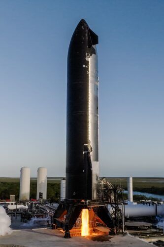 SPACEX STARSHIP RAPTOR VACUUM TESTE