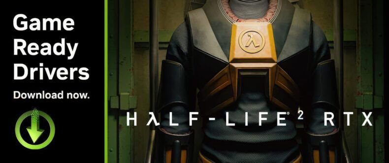Imagem de: NVIDIA libera driver otimizado para Half-Life 2 RTX e Control
