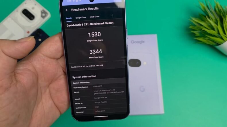 Pixel 9a Geekbench 6