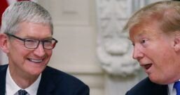 Tim Cook e Donald Trump