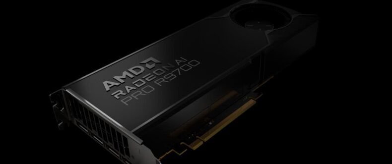 Imagem de: AMD lança GPU Radeon AI PRO R9700 com 32 GB de VRAM
