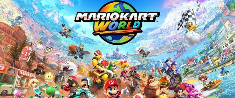 Imagem de: Mario Kart World pode ter pistas ao contrário, mostra nova gameplay
