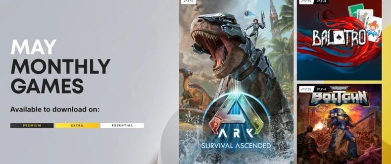 Imagem de: Jogos da PS Plus de maio traz Balatro, Ark e Warhammer