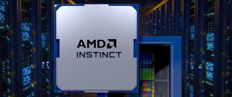 Imagem de: AMD lança chips MI350 com até 35x mais poder para inteligência artificial