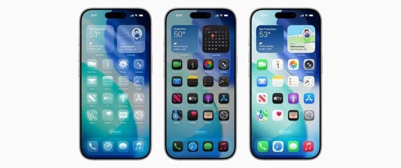 Imagem de: Apple explica por que escolheu o efeito Liquid Glass no iOS 26