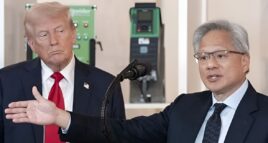 Donald Trump e Jensen Huang