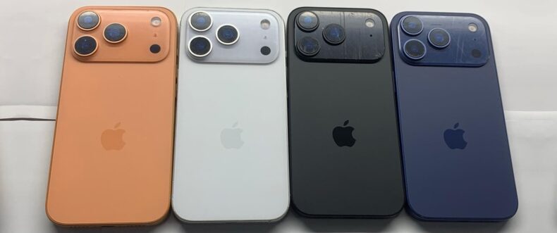 Imagem de: Linha iPhone 17 completa é revelada em imagens com nova cor laranja vibrante
