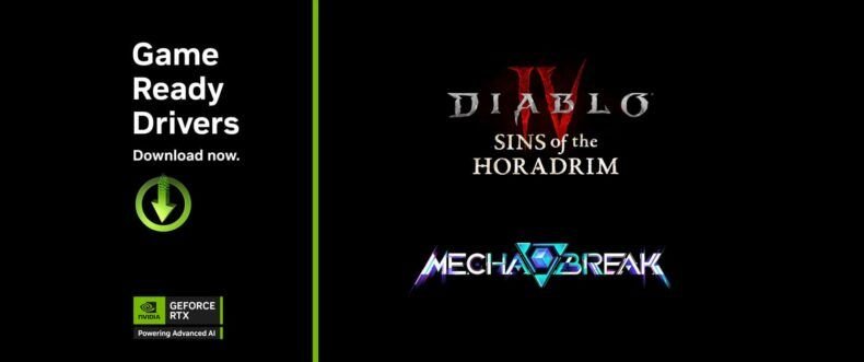 Imagem de: NVIDIA lança novo driver Game Ready com suporte total para Mecha BREAK e DLSS 4