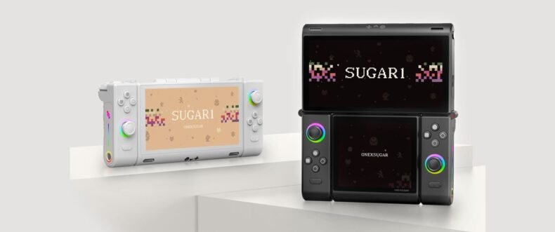 Imagem de: ONEXSUGAR é anunciado como o primeiro console portátil Android com duas telas