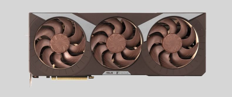 Imagem de: ASUS revela oficialmente a placa de vídeo RTX 5080 Noctua OC