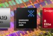 Imagem de: A19 Pro não chega nem perto do Exynos 2600 e Snapdragon 8 Elite Gen 5 em teste de desempenho