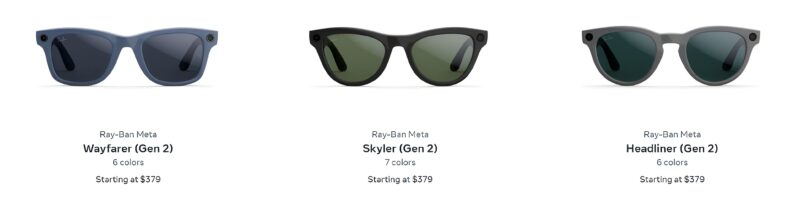 Meta Ray-Ban Gen 2 e 1