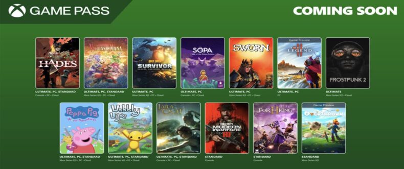 Xbox Game Pass - Setembro de 2025