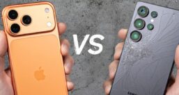 iPhone 17 Pro Max vs Galaxy S25 Ultra - Teste de queda