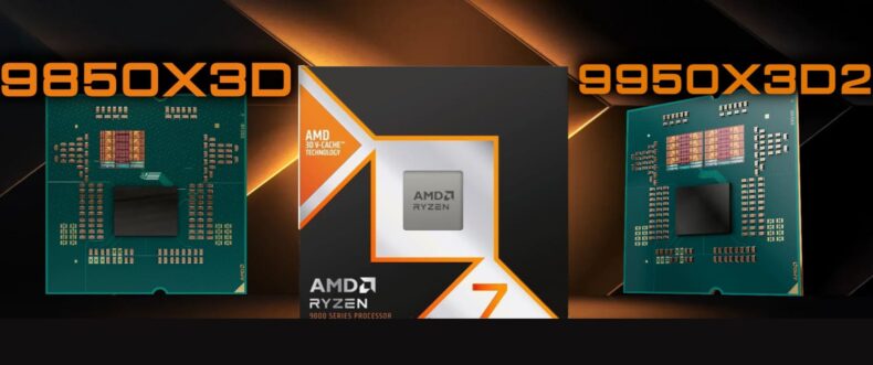 Imagem de: AMD prepara CPU Ryzen 9 9950X3D2 com cache de 192 MB, o maior já visto em desktops
