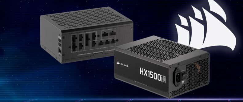 Imagem de: CORSAIR lança fontes HXi SHIFT com design lateral e até 1500W de potência