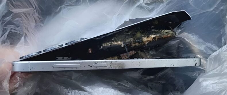 Imagem de: Galaxy S25+ pega fogo durante a recarga; Samsung investiga o caso