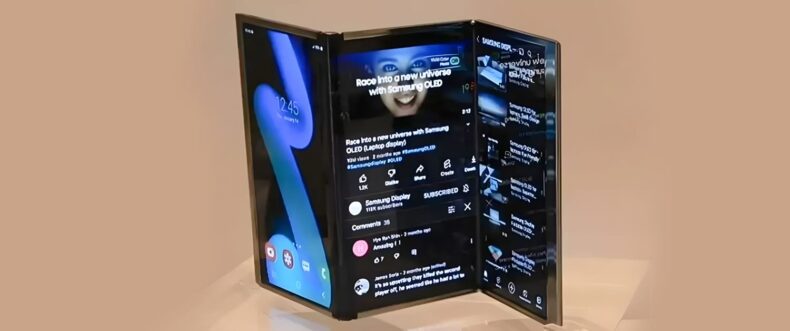Imagem de: Samsung se prepara para revelar o Galaxy Z TriFold, seu novo smartphone com três dobras